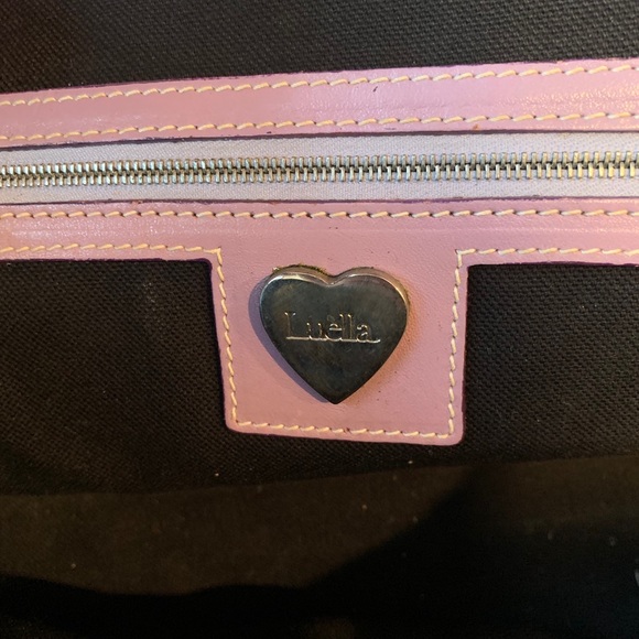 Luella Purple Leather Satchel - Picture 8 of 16